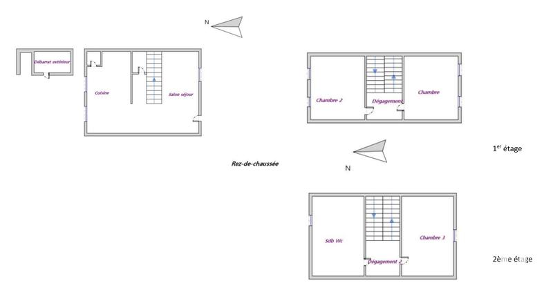 Maison - 110 m² - 4 pièces
