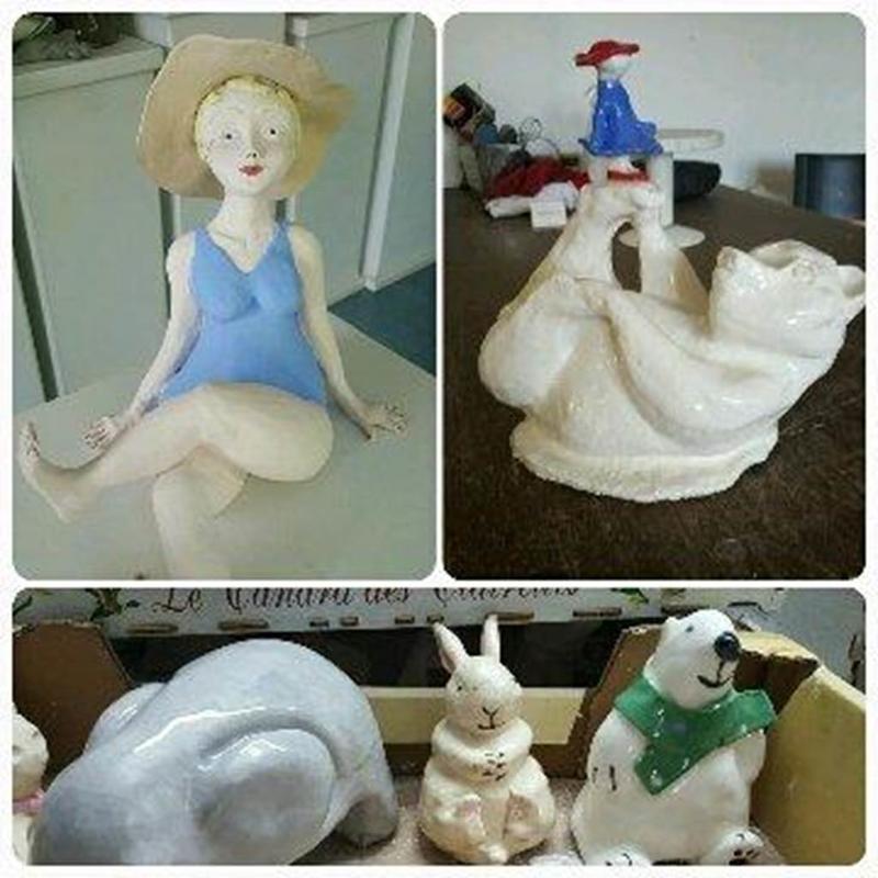 Stage de sculpture, modelage, patine, émaillage. Séance découverte.