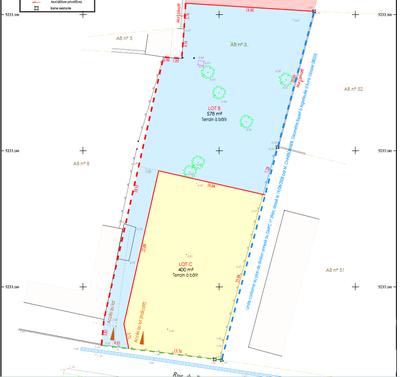 Terrain - 400 m²