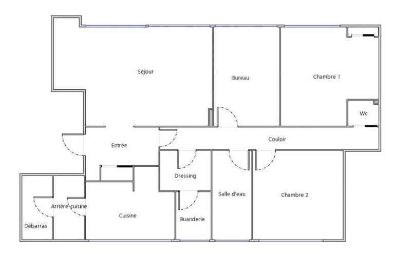 Appartement - 100 m² - 4 pièces