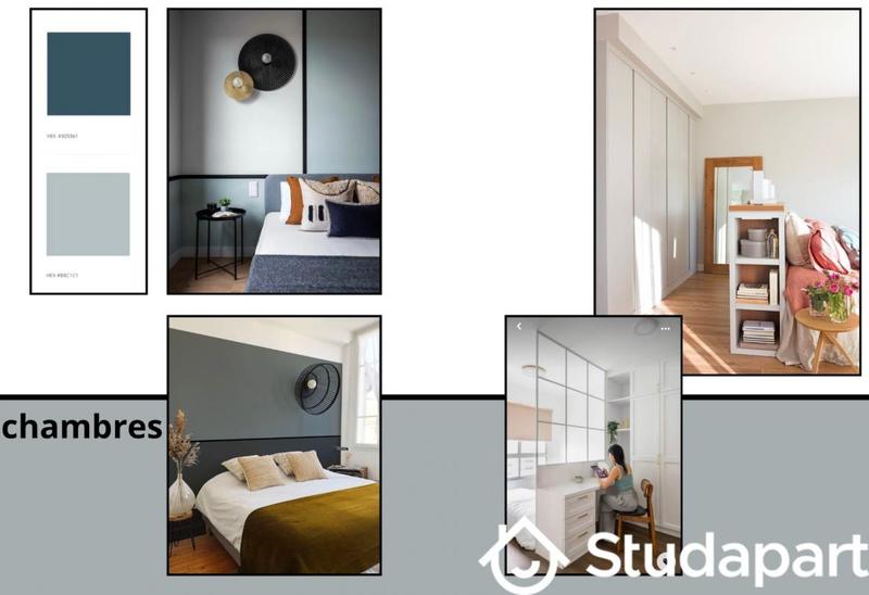 Chambre - 11 m² - 1 pièce