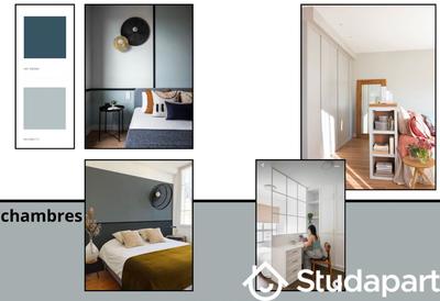 Chambre - 11 m² - 1 pièce