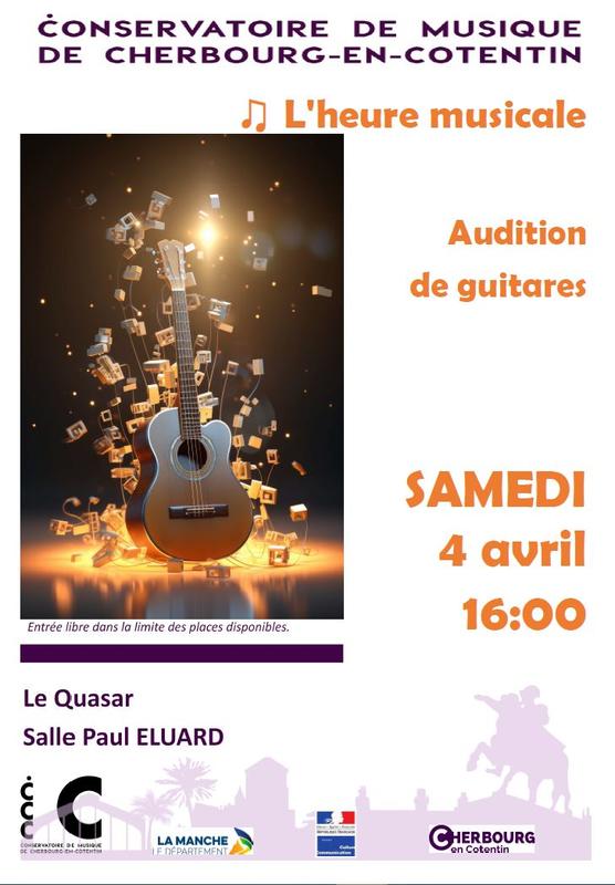 L'heure musicale - Audition guitares