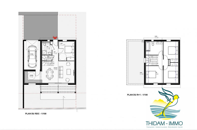 Maison - 101 m² - 5 pièces