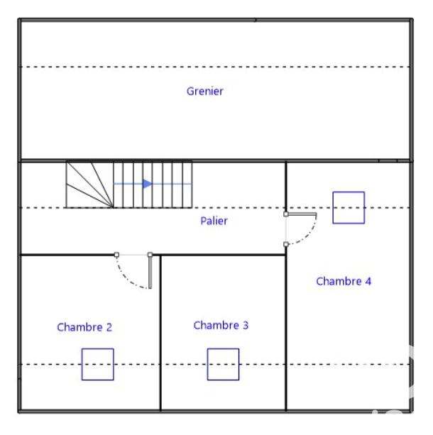 Maison de village - 87 m² - 5 pièces