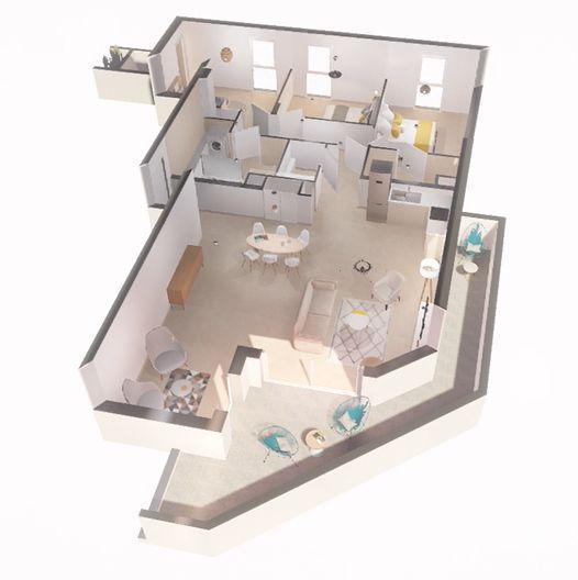 Appartement - 101 m² - 4 pièces