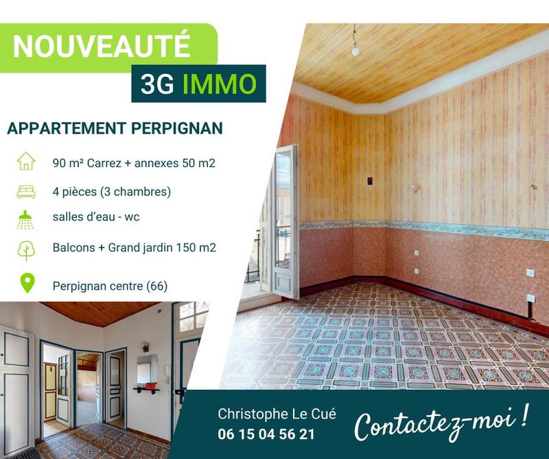 Appartement - 90 m² - 4 pièces