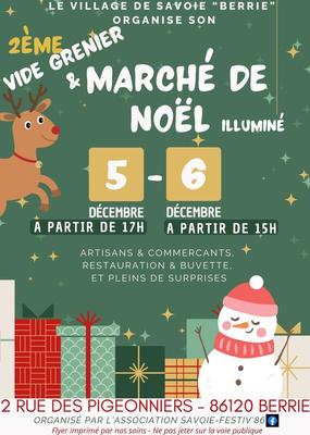 Marché de noël - vide grenier