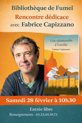 Rencontre dédicace avec Fabrice Capizzano