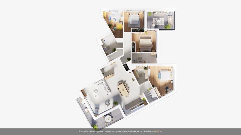 Appartement - 149 m² - 5 pièces