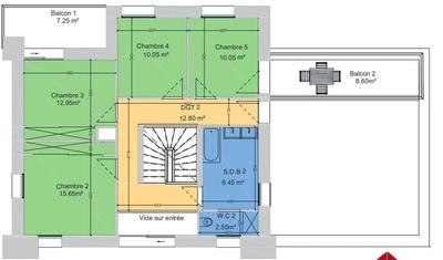Maison d'architecte - 170 m² - 7 pièces
