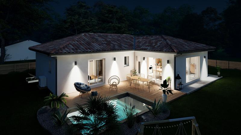 Maison - 105 m² - 4 pièces