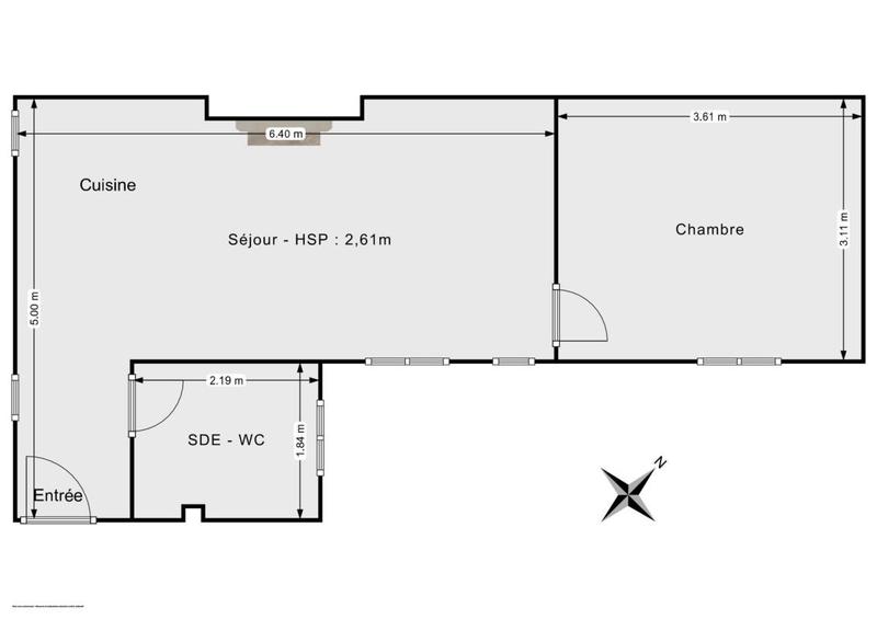 Appartement - 36 m² - 2 pièces