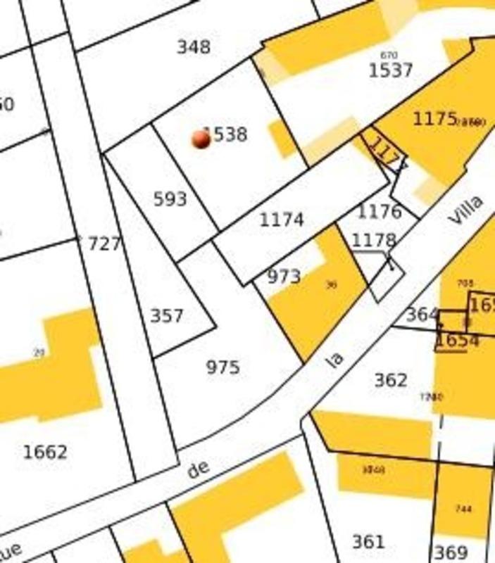 Terrain constructible - 1 042 m²