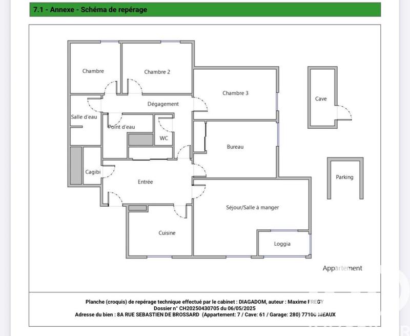Appartement - 94 m² - 5 pièces