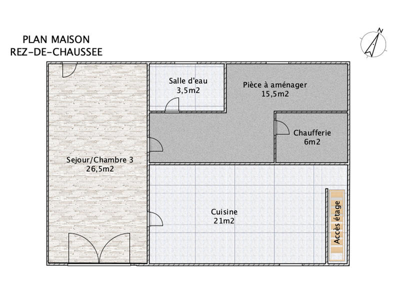 Maison - 128 m² - 5 pièces
