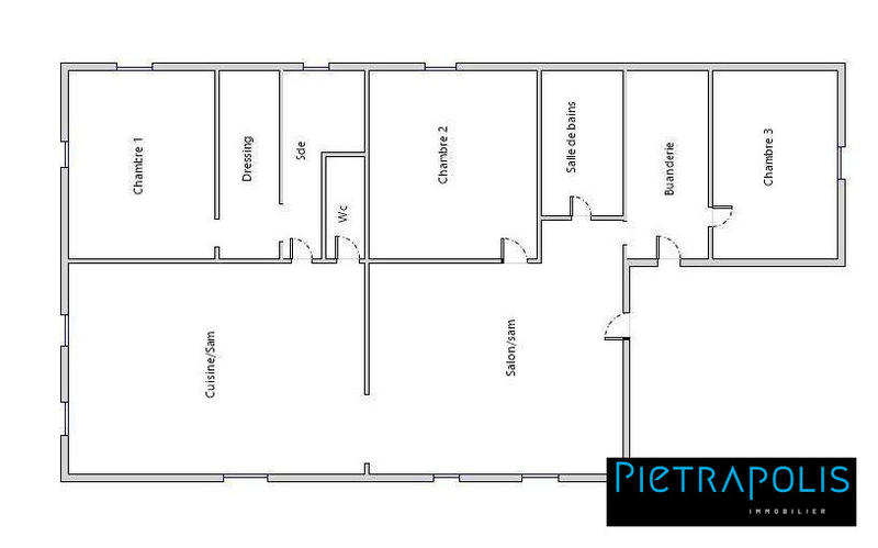 Appartement - 104 m² - 5 pièces