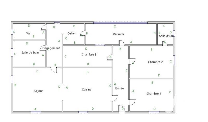 Maison - 83 m² - 4 pièces