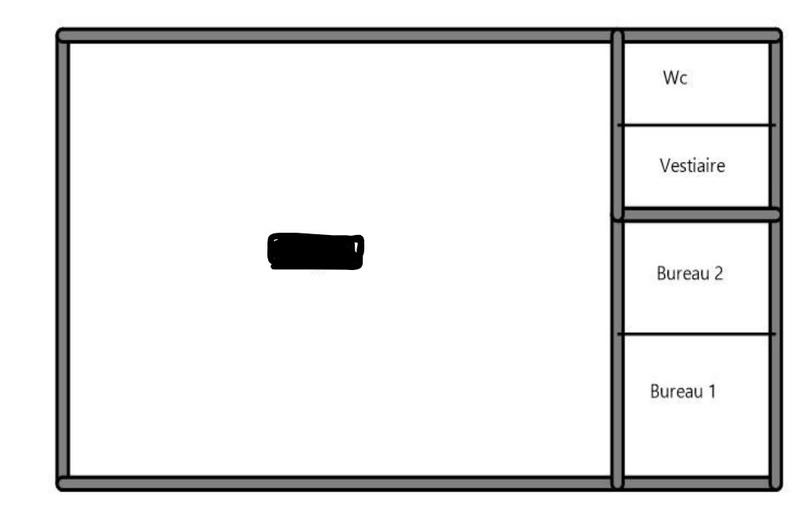 Bureau - 1 560 m² - 18 pièces