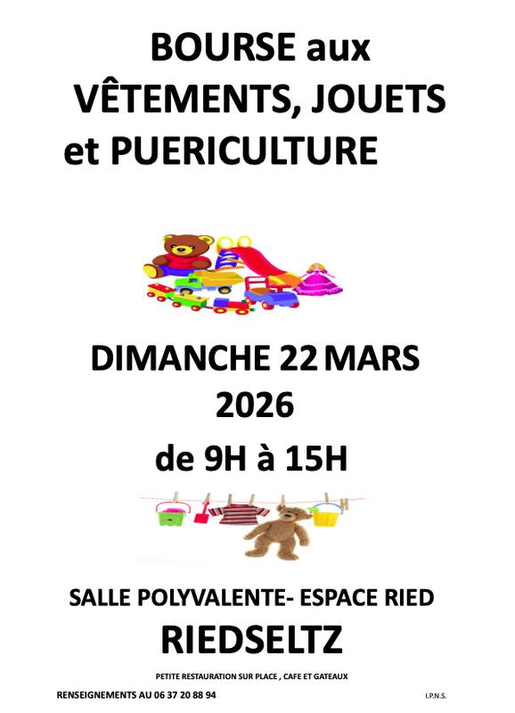 Bourse aux vêtements - jouets - puériculture
