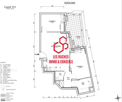 Appartement - 62 m² - 3 pièces