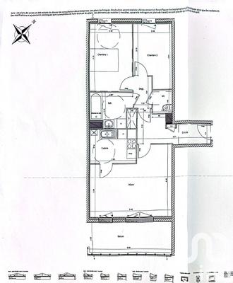 Appartement - 66 m² - 3 pièces