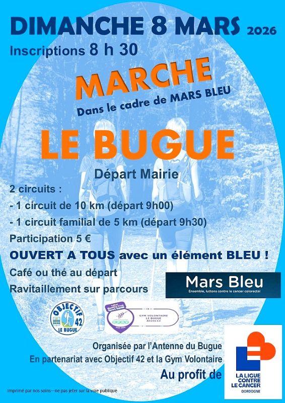 Marche dans le cadre de mars bleu