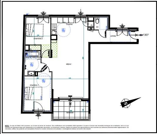 Appartement - 73 m² - 3 pièces