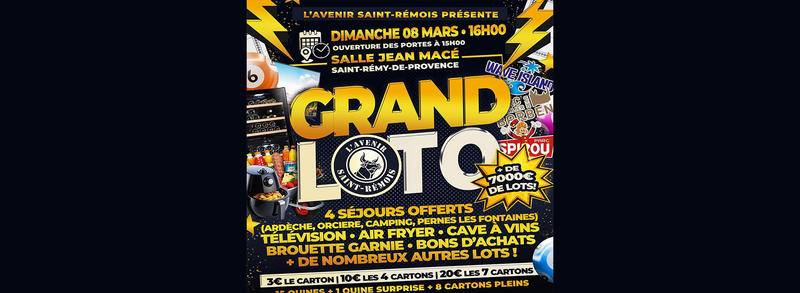 Grand loto de l'avenir saint-rémois
