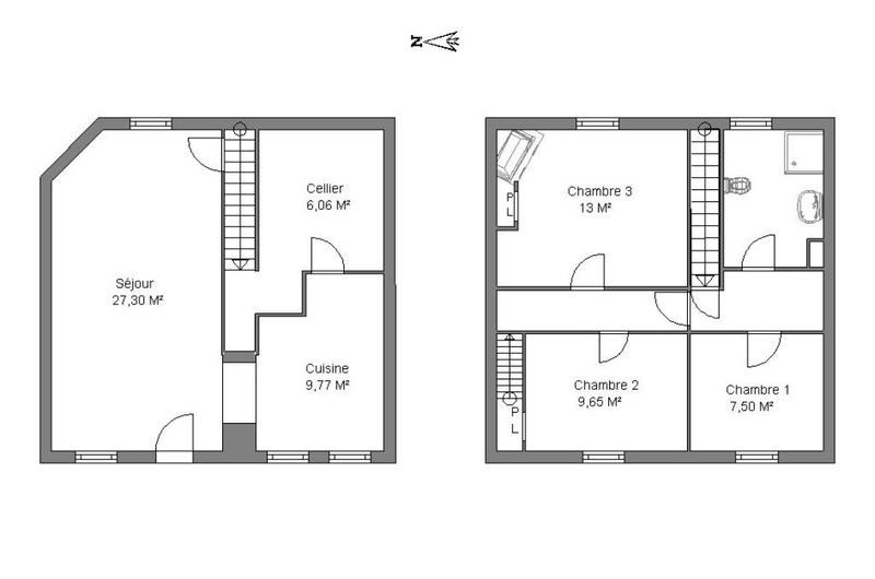 Maison - 87 m² - 4 pièces