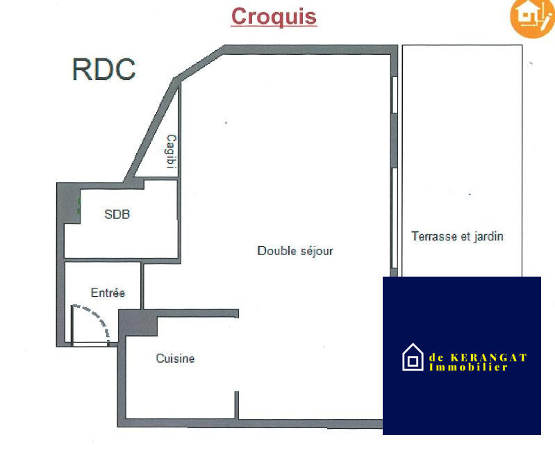 Appartement - 47 m² - 2 pièces