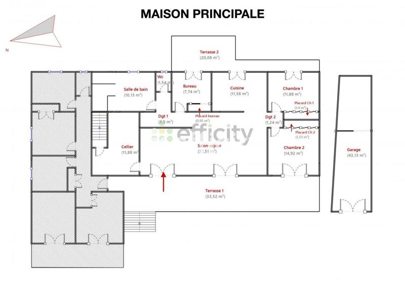 Maison - 181 m² - 7 pièces