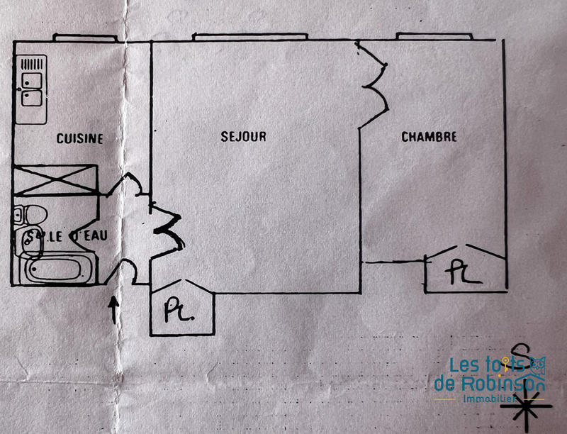 Appartement - 47 m² - 2 pièces