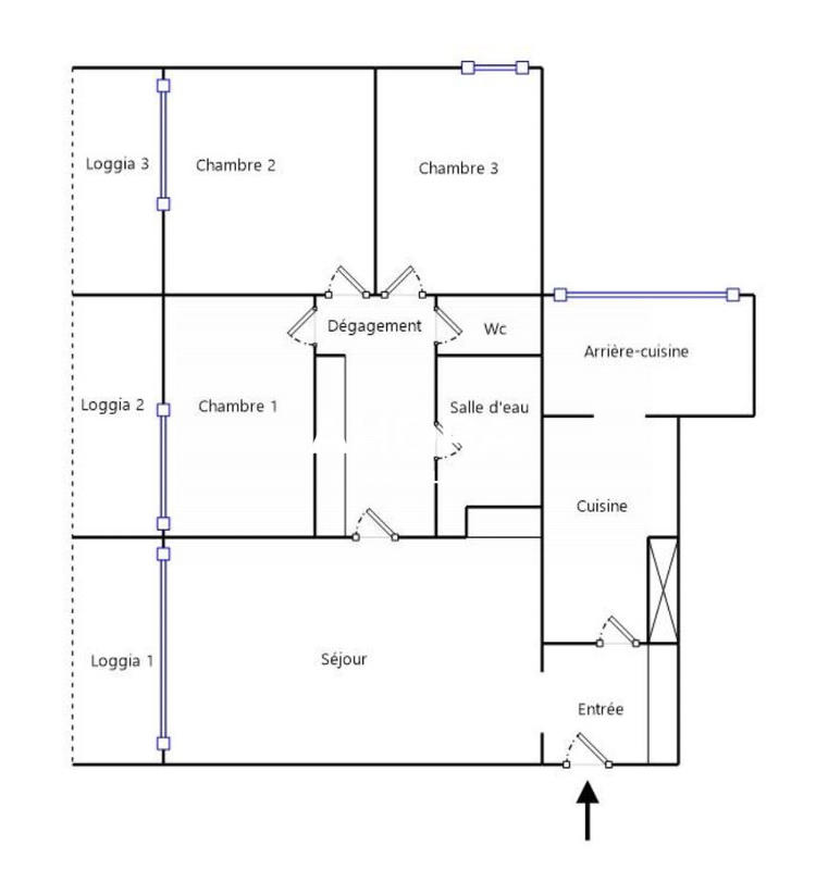 Appartement - 87 m² - 4 pièces