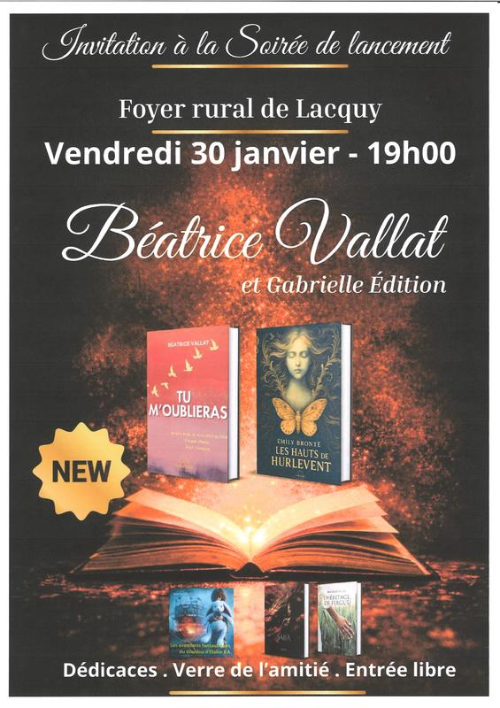 Séance de dédicaces : Béatrice Vallat