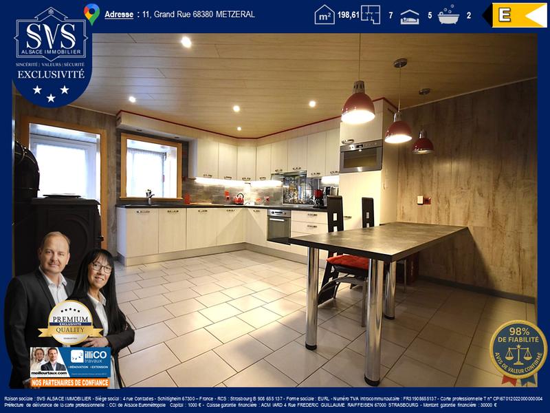 Maison - 199 m² - 7 pièces