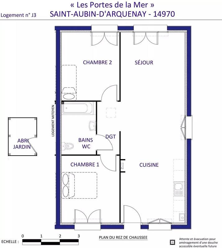 Maison - 66 m² - 3 pièces