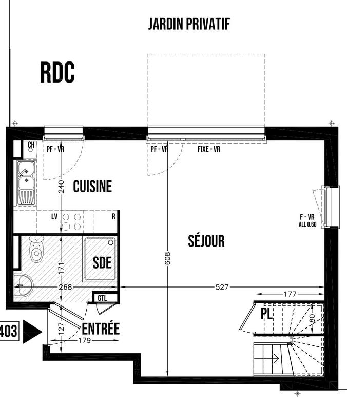 Maison traditionnelle - 86 m² - 4 pièces