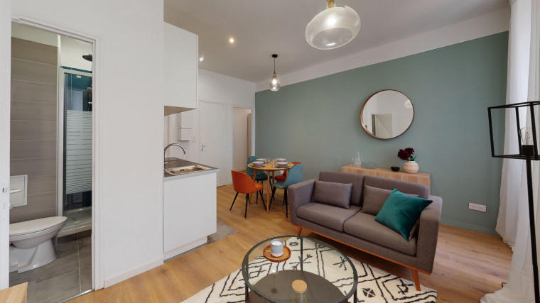 Studio - 34 m² - 2 pièces