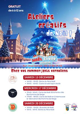 Ateliers créatifs chez les commercants de Verneuil d'Avre et d'Iton