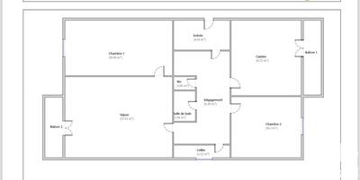 Appartement - 75 m² - 4 pièces