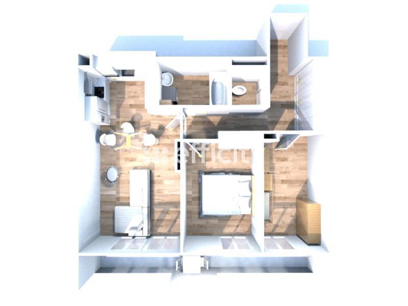 Appartement - 64 m² - 3 pièces