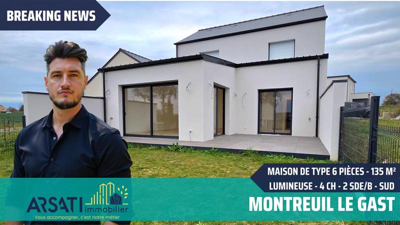 Maison contemporaine - 135 m² - 6 pièces