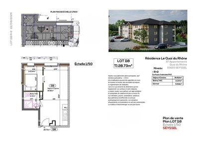 Appartement - 29 m² - 1 pièce