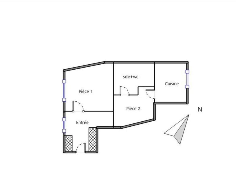 Local commercial - 26 m² - 2 pièces