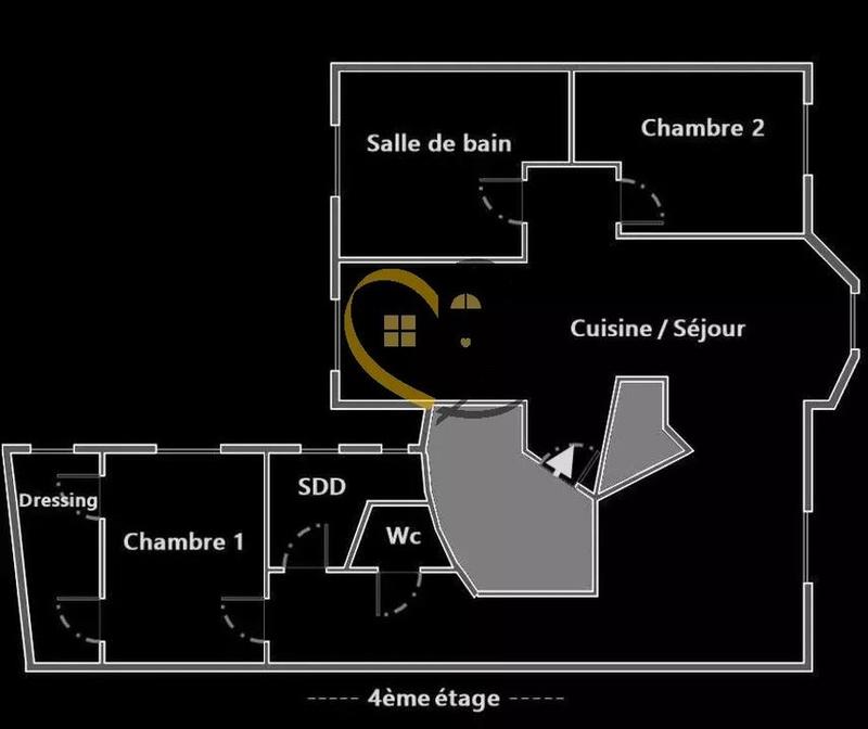 Appartement - 89 m² - 4 pièces