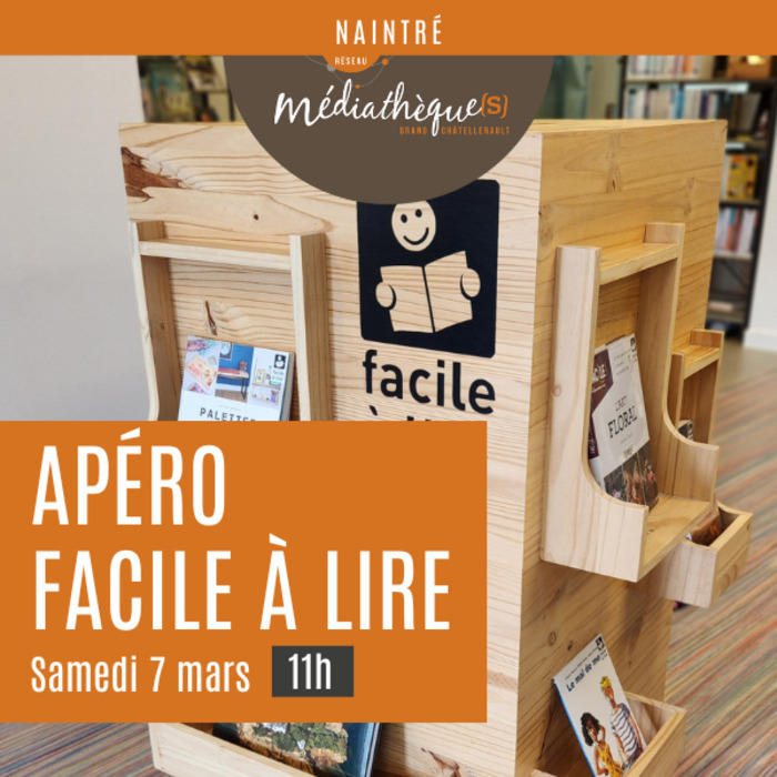 Apéro Facile à lire : la médiathèque autrement