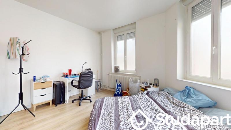 Chambre - 17 m² - 1 pièce