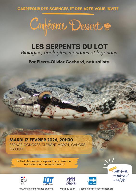 Conférence : les serpents du Lot