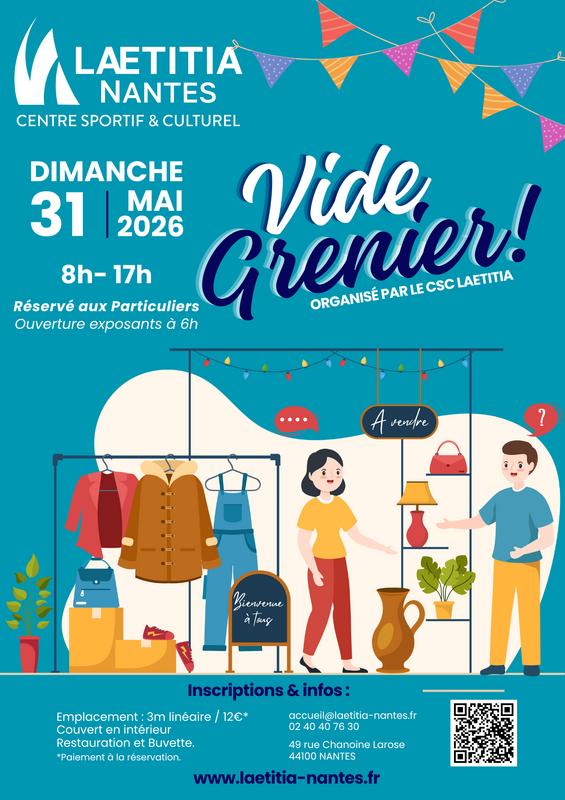 Vide grenier du csc laetitia